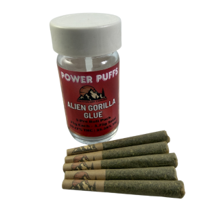 Power Puffs, Alien Gorilla Glue Infused Pre-Roll 5 Pack