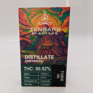 Tahoe OG (Ind.) 1g Vape Cartridge