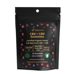 Welliva CBG + CBD balanced Gummies