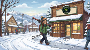 Skiing in Vermont and Visiting a Cannabis Dispensary