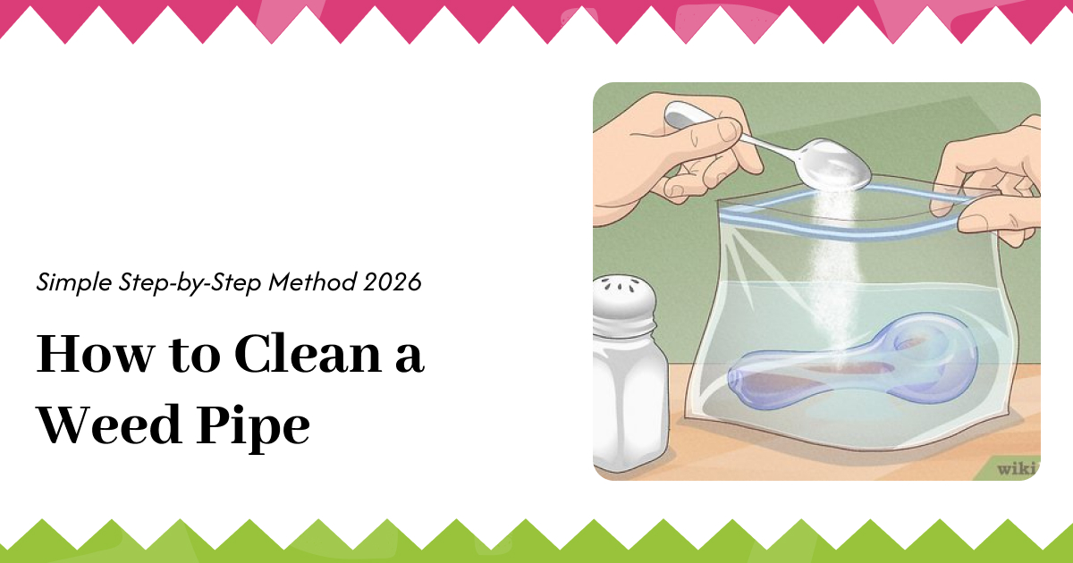 How to Clean a Weed Pipe